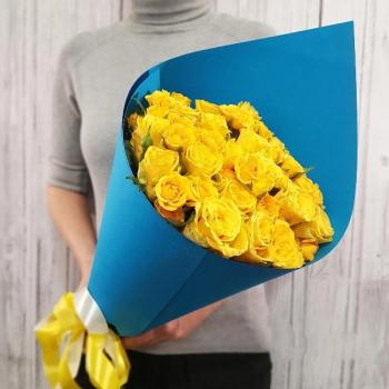 Букет Желтые розы артикул: 155652